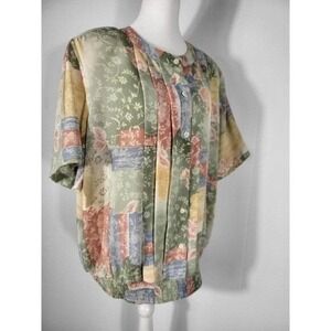 Vintage Alfred Dunner Pastel Floral Top